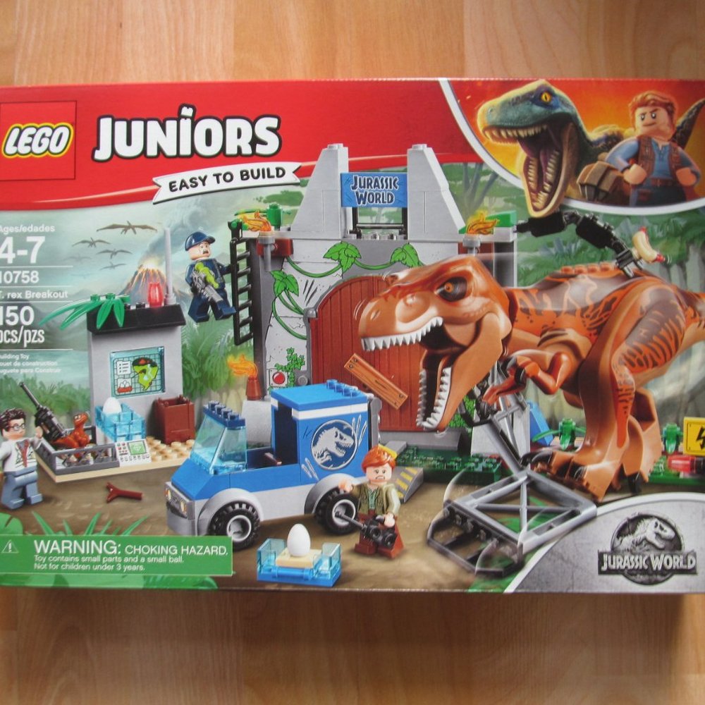 Lego 10758 Jurassic World Juniors T. Rex Breakout